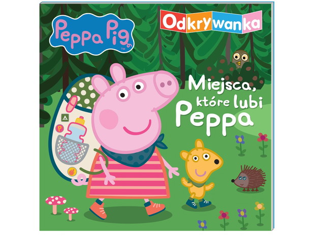 Peppa Pig. Odkrywanka. Miejsca, które lubi Peppa, cena ok. 18 zł