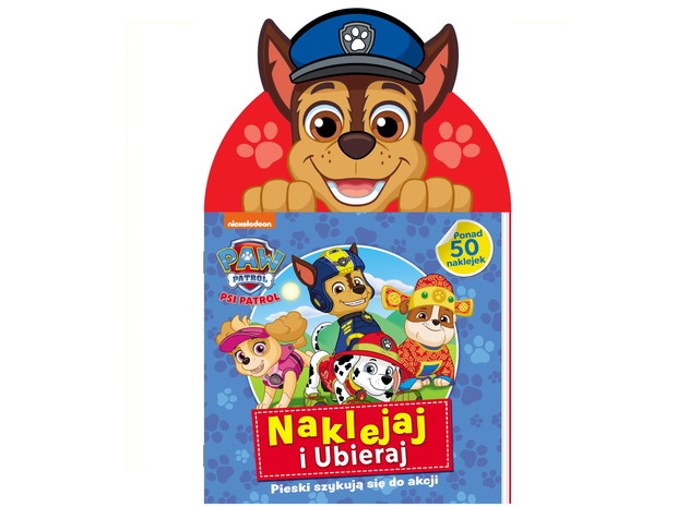 Psi Patrol. Naklejaj i ubieraj, cena ok. 9.99 zł
