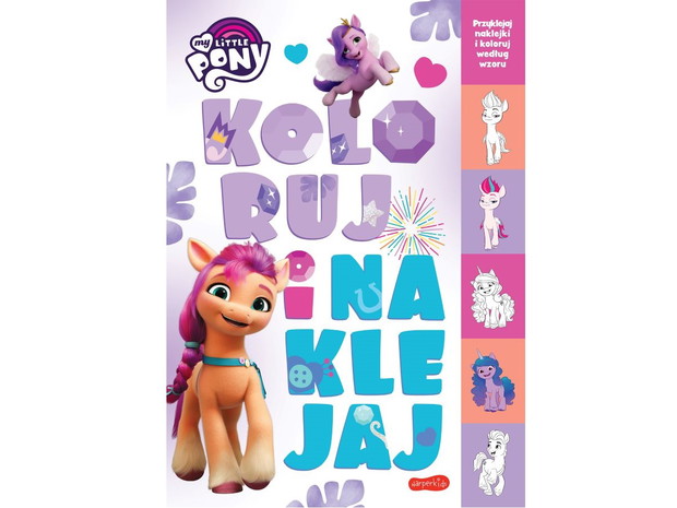 Seria Koloruj i naklejaj, My Little Pony wersja filmowa - cena ok. 7 zł