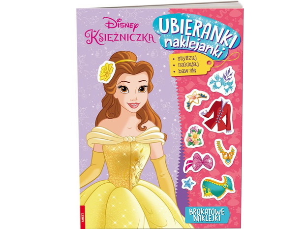 Ubieranki naklejanki, Disney Księżniczki - cena ok. 15 zł