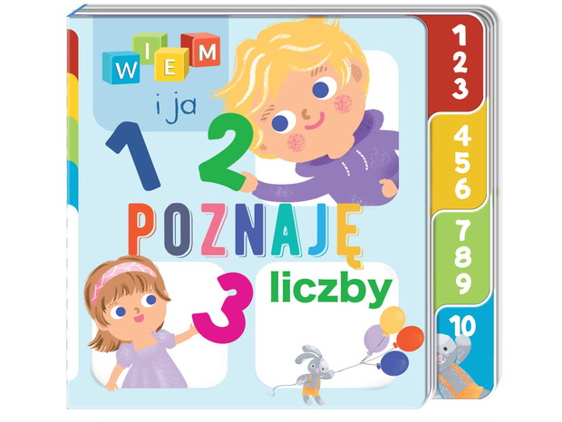 Wiem i ja, 1-2-3, Poznaję liczby, cena ok. 17.99 zł
