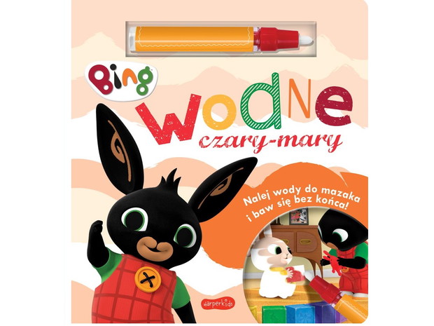 Wodne czary-mary, kolorowanka wodna z Bingiem, cena ok. 25 zł