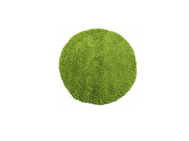 Dywan shaggy okrągły zielony, modnydom24.pl, 80 cm, cena 36 zł