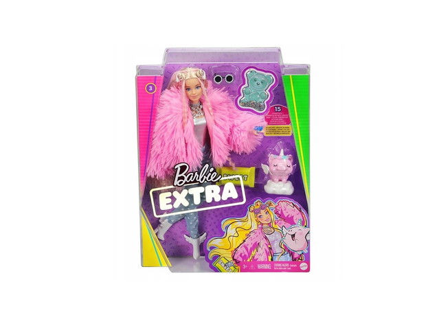 Lalka z akcesoriami Barbie Extra, cena ok. 120 zł