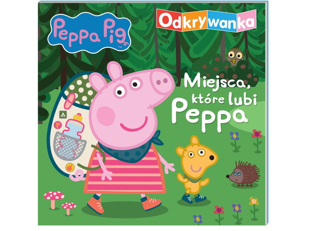 Miejsca, które lubi Peppa (odkrywanka) - cena ok. 25 zł
