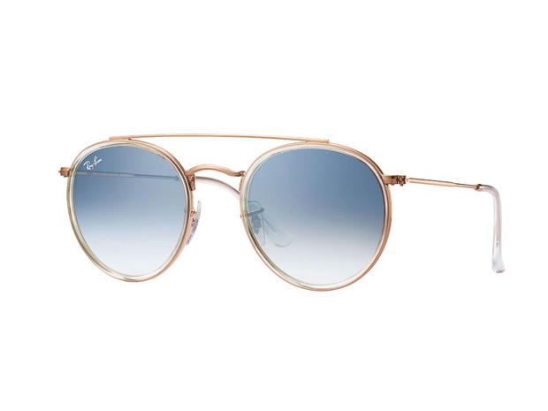 Okulary przeciwsłoneczne, Ray Ban, model ROUND DOUBLE BRIDGE, cena ok. 656,00 zł