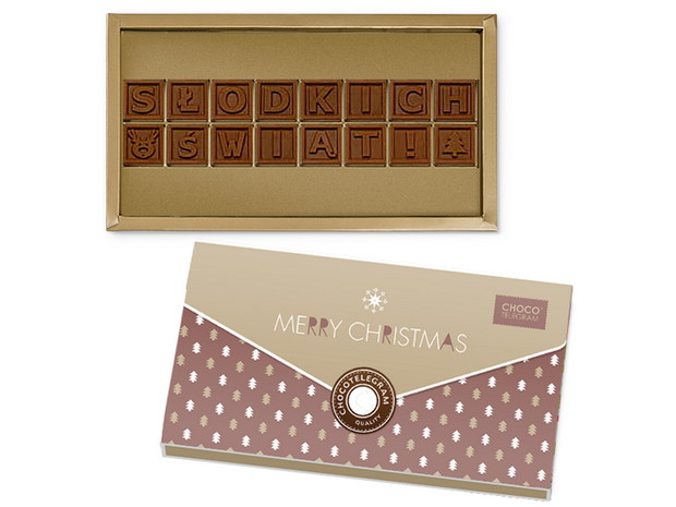 Czekoladowy telegram, Chocolissomo, cena 37,90 zł
