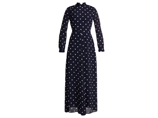 Długa sukienka w groszki, Ivy&Oak (zalando.pl), cena ok. 411,95 zł