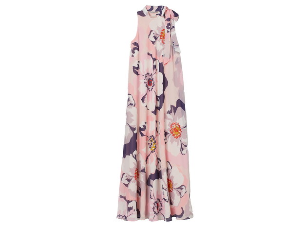 Długa sukienka w kwiaty, H&M, cena ok. 349,99 zł