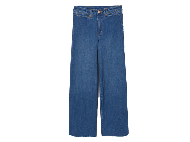Spodnie culottes z wysoką talią, H&M, cena ok. 129,99 zł