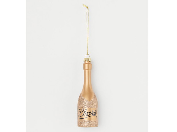 Bombka w kształcie szampana, H&M Home, cena 19,90 zł
