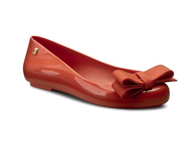 Czerwone baleriny, Melissa, cena ok. 189,00 zł