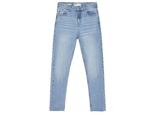 Jeansy z wysokim stanem, Bershka, cena ok. 89,90 zł