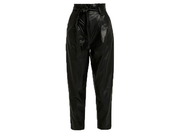 Luźne woskowane spodnie, New Look/zalando.pl, cena ok. 119,00 zł