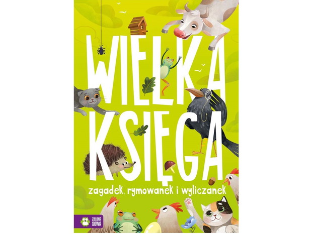 Marta Koshulinska, Katarzyna Urbaniak, Wielka księga zagadek, rymowanek i wyliczanek, cena ok. 33 zł