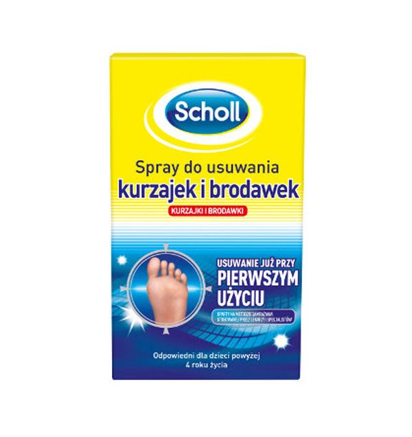 Spray na kurzajki, Scholl, cena ok. 57 zł (opakowanie 80ml)