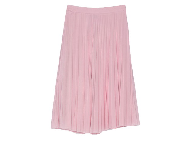 Tiulowa plisowana spódnica midi, Bershka, cena ok. 89,90 zł