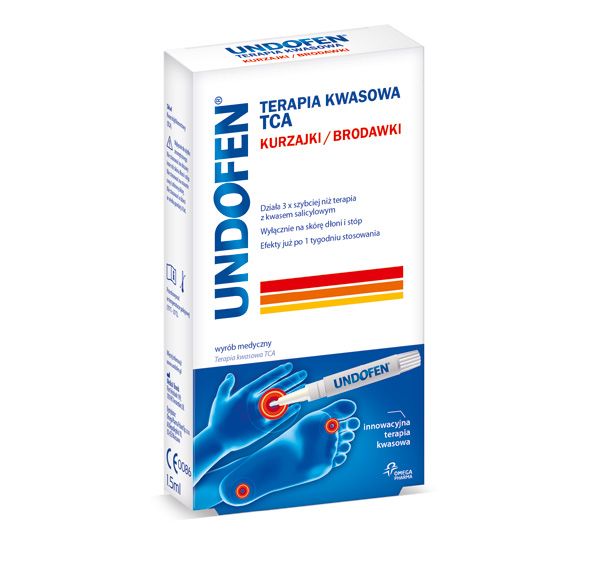 Undofen Terapia Kwasowa na kurzajki, cena ok. 30 zł (1 opakowanie)