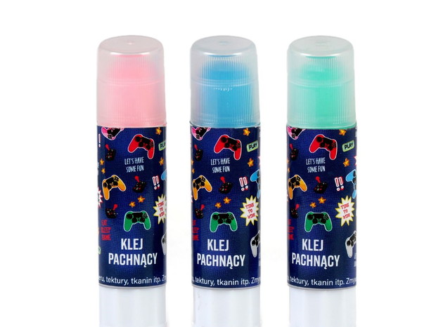 3 pachnące kleje Game Over, do kupienia w Empiku, cena ok. 14.99 zł