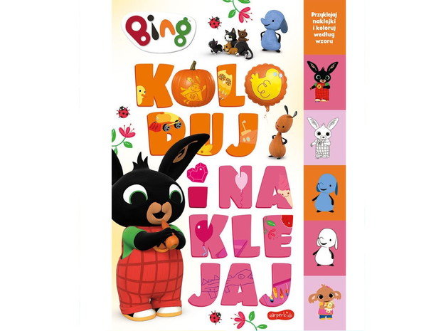 Bing. Koloruj i naklejaj 2, cena ok. 9 zł