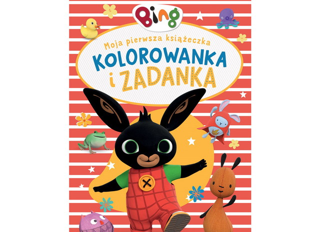 Bing. Moja pierwsza książeczka, kolorowanka i zadanka, cena ok. 6 zł