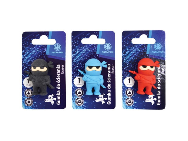 Gumka Ninja, do kupienia w Lidlu, cena ok. 3.99 zł