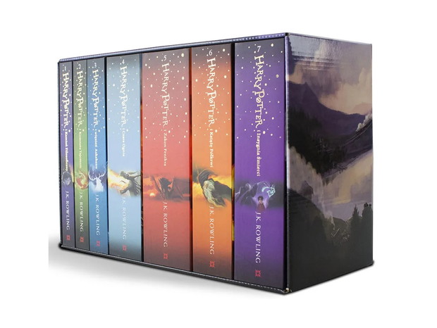 J. K. Rowling, komplet serii Harry Potter, cena ok. 270 zł