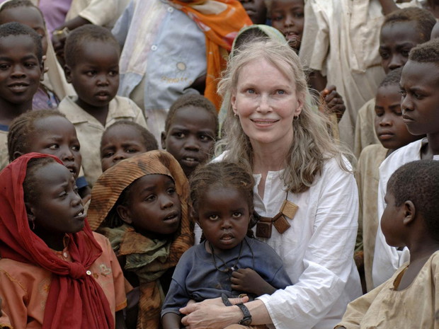 Mia Farrow wspiera UNICEF