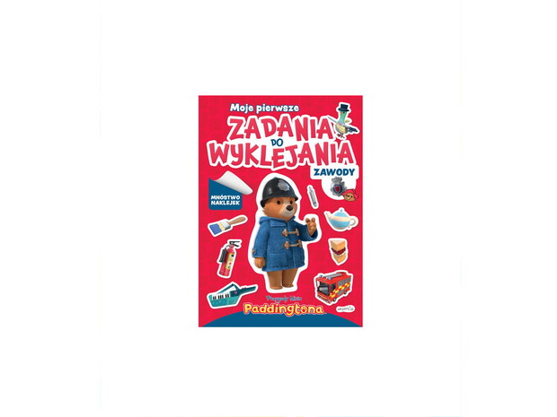 Moje pierwsze zadania do wyklejania. Zawody, Przygody Misia Paddingtona, cena ok. 10 zł