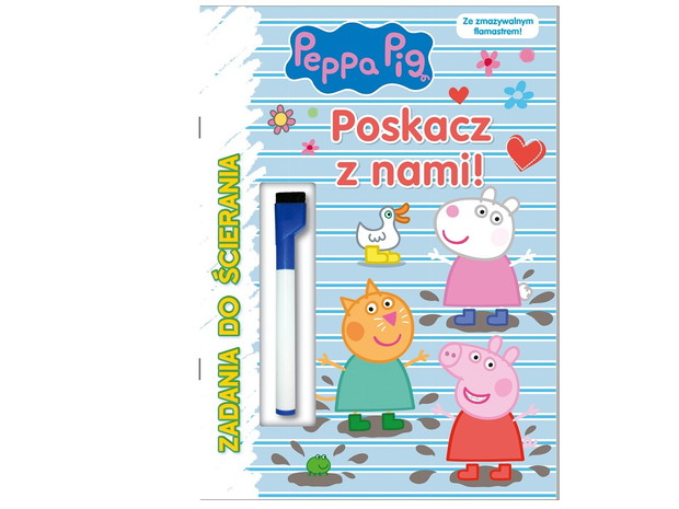 Peppa Pig. Zadania do ścierania, cena ok. 16.99 zł