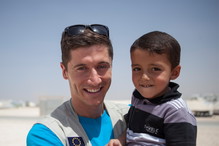 Robert Lewandowski wspiera UNICEF