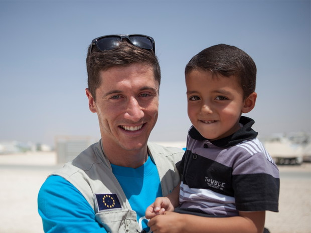 Robert Lewandowski wspiera UNICEF