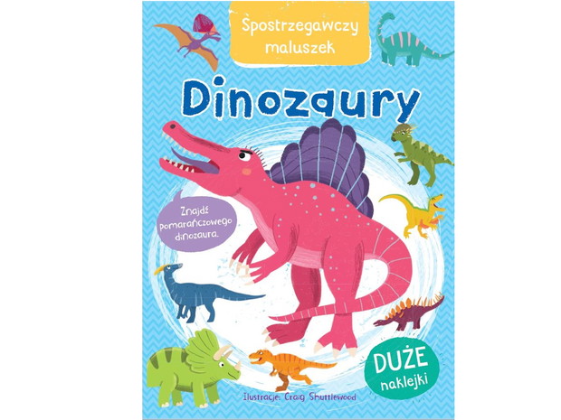 Spostrzegawczy maluszek. Dinozaury, cena ok. 18 zł