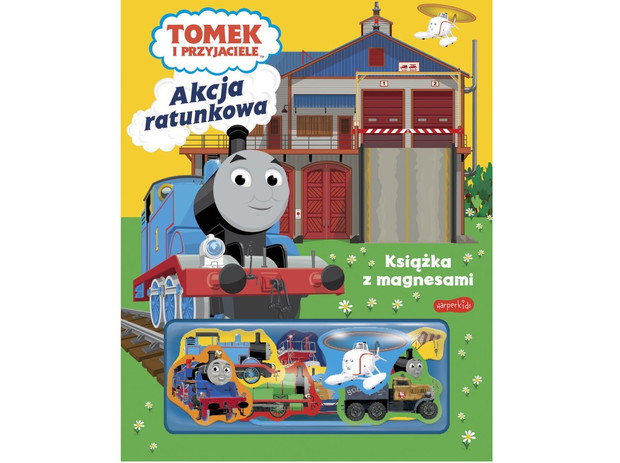 Tomek i przyjaciele. Akcja ratunkowa. Książka z magnesami, cena ok. 30 zł