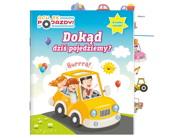 Ach, te pojazdy! Dokąd dziś pojedziemy?, cena 10.99 zł