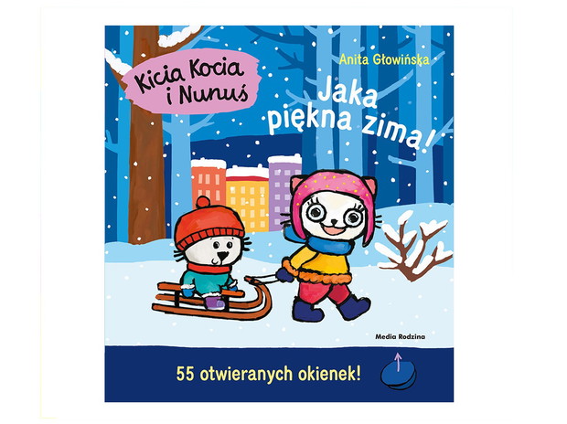 Anita Głowińska, Jaka piękna zima! Kicia Kocia i Nunuś, cena ok. 35 zł