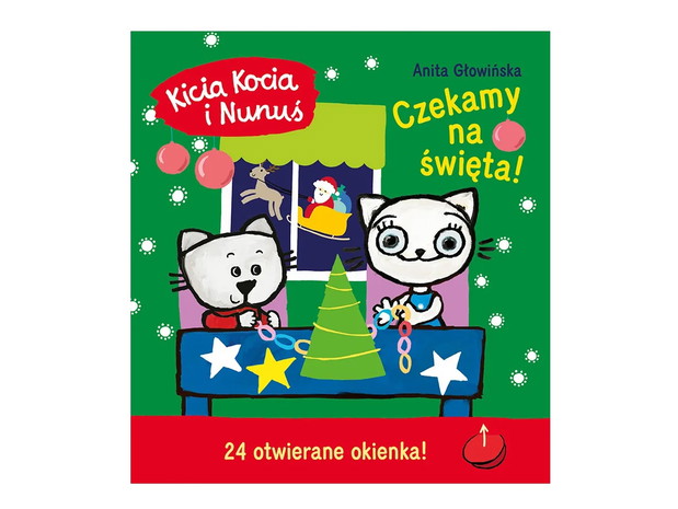 Anita Głowińska, Kicia Kocia i Nunuś. Czekamy na święta, cena ok. 35 zł