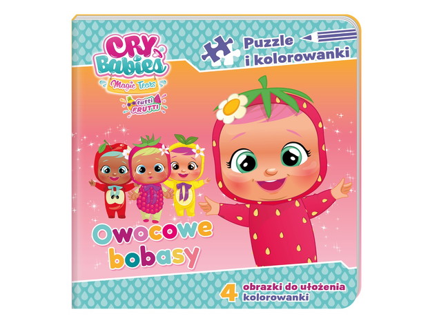 Cry Babies. Puzzle i kolorowanki, cena 24.99 zł