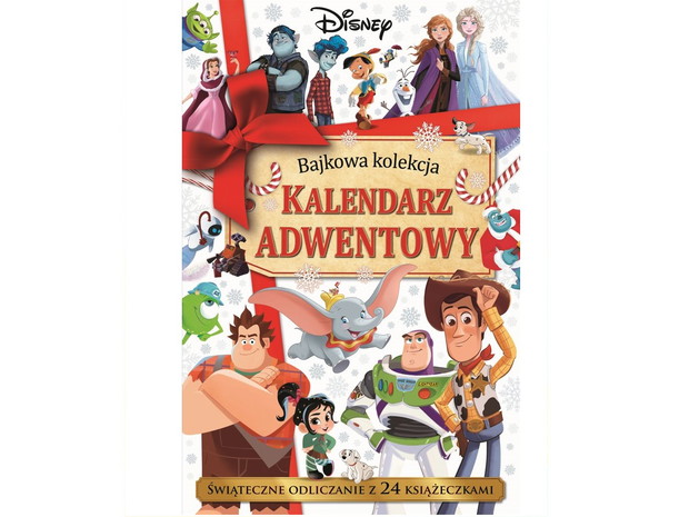 Kalendarz adwentowy Disney wydawnictwa Olesiejuk, cena ok. 80 zł