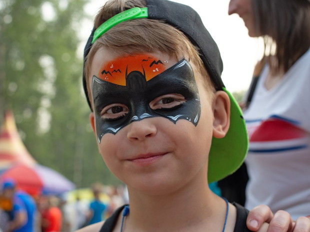 Malowanie twarzy - Batman