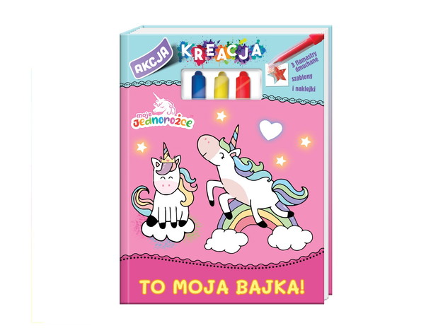 Moje jednorożce. Akcja kreacja, cena ok. 34.99 zł
