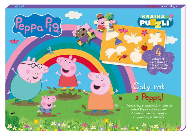 Peppa Pig. Kraina puzzli, cena 44.99 zł