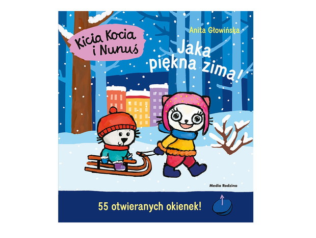 Anita Głowińska, Jaka piękna zima! Kicia Kocia i Nunuś, cena ok. 30 zł