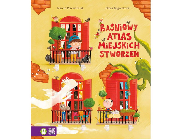 Marcin Przewoźniak, Baśniowy atlas miejskich stworzeń, cena ok. 35 zł