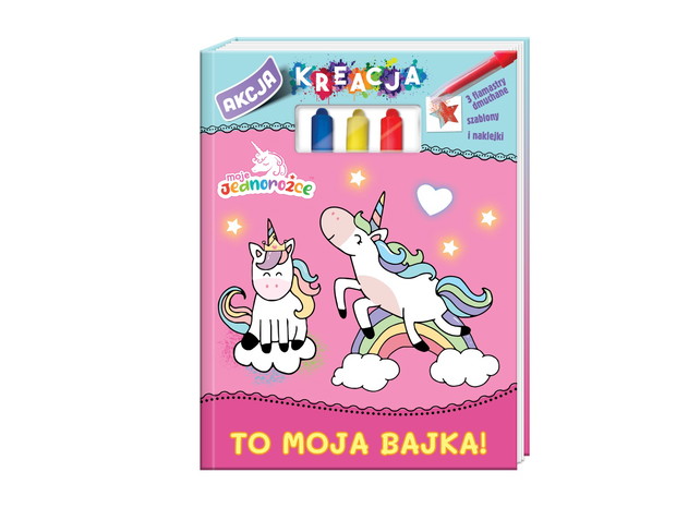 Moje jednorożce. Akcja kreacja, cena ok. 34.99 zł