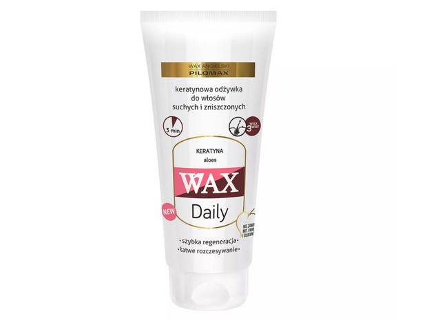 Odżywka keratynowa do włosów suchych i zniszczonych Wax Daily, Pilomax, cena: ok. 25 zł