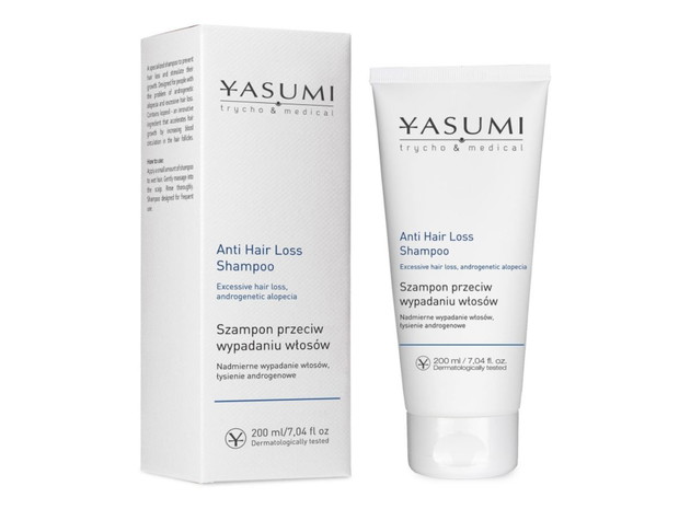 Specjalistyczny szampon zapobiegający wypadaniu włosów oraz stymulujący ich wzrost Anti Hair Loss Shampoo, YASUMI, cena: 65 zł