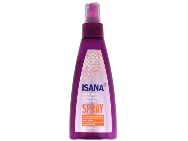 Spray termoochronny do włosów, ISANA, cena: 10,99 zł