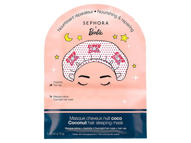Maska do włosów na noc Sephora X Barbie, cena: 20 zł