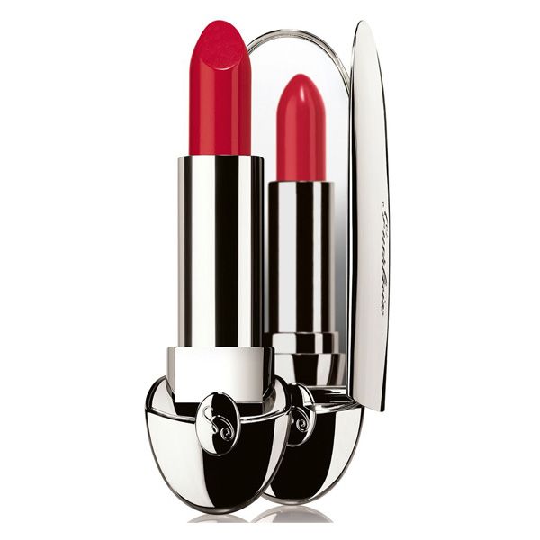 Czerwona szminka Rouge G Intense Shine Lipstick (Gilda 27 - warm red) Guerlain, cena, ok. 210 zł